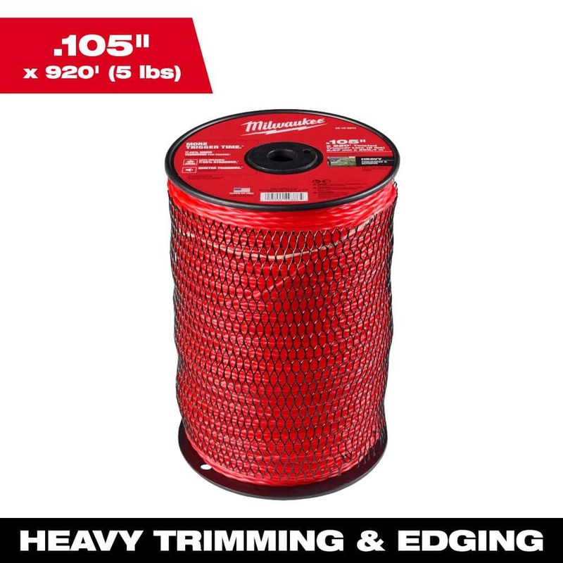 Milwaukee 0.105 in. x 920 ft. Twisted Trimmer Line Spool