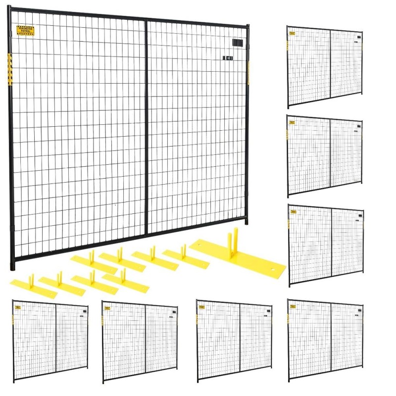 Perimeter Patrol 6-ft H x 7.25-ft L Multi-Purpose Steel Fence Panel