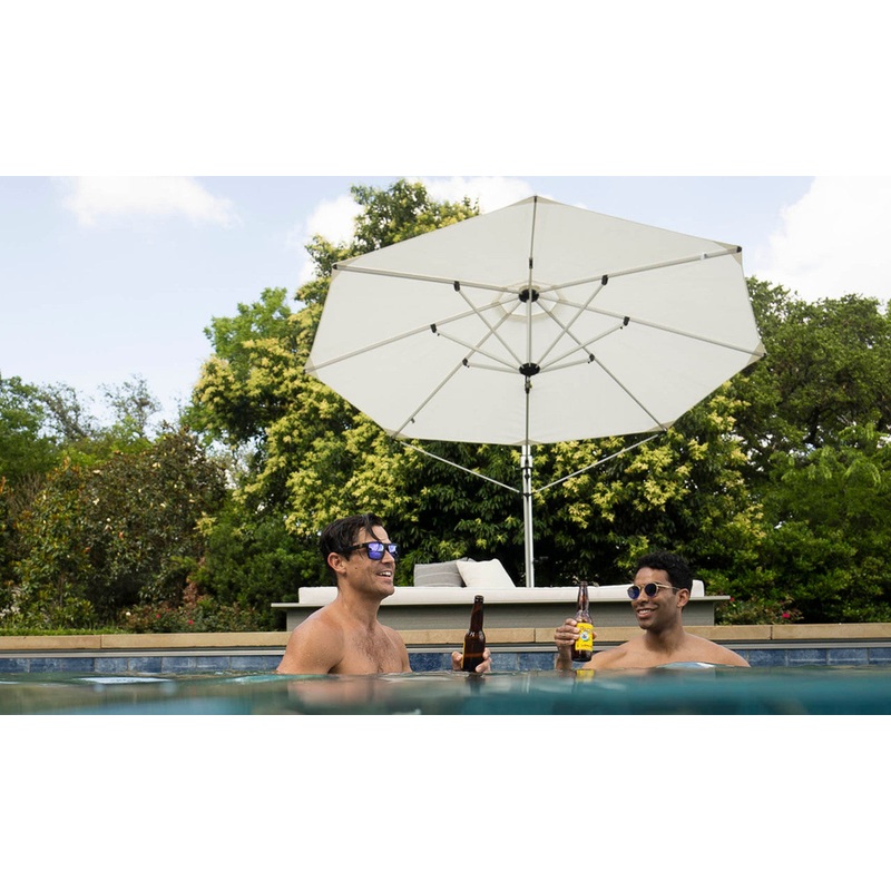 Ledge Lounger Ultra Cantilever Umbrella – 10′ Square