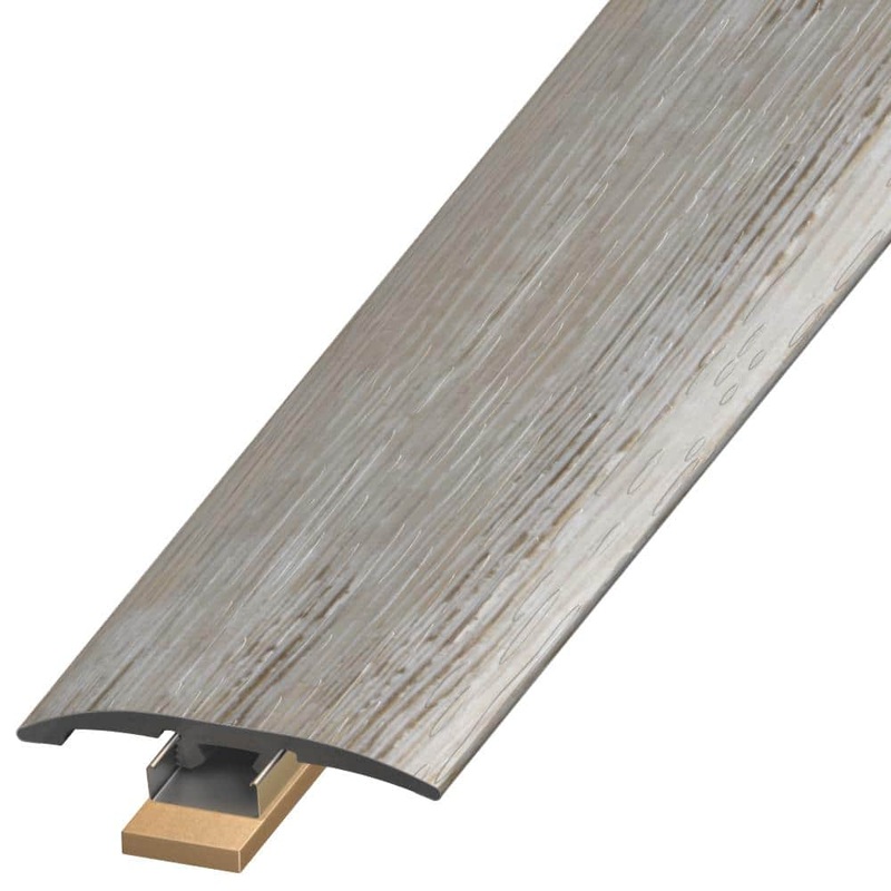 DuraDecor Classy Chic Posh Pine 0.25 in. T x 2 in. W x 94 in. L 3-in-1 Transition Molding
