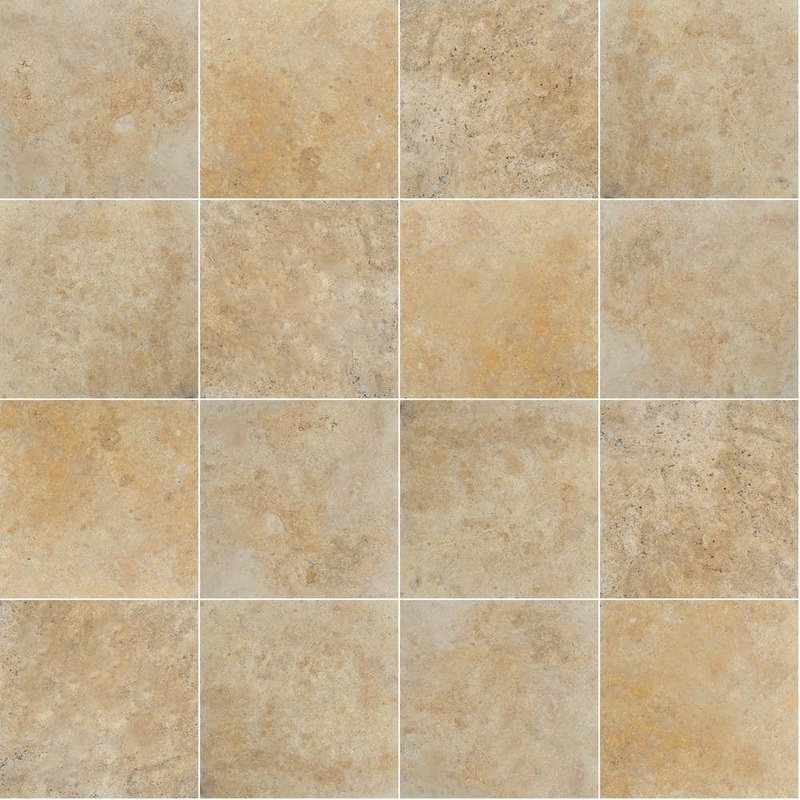 MSI Take Home Tile Sample – Riviera 6 in. x 6 in. Tumbled Travertine Paver Tile (0.25 sq. ft.)