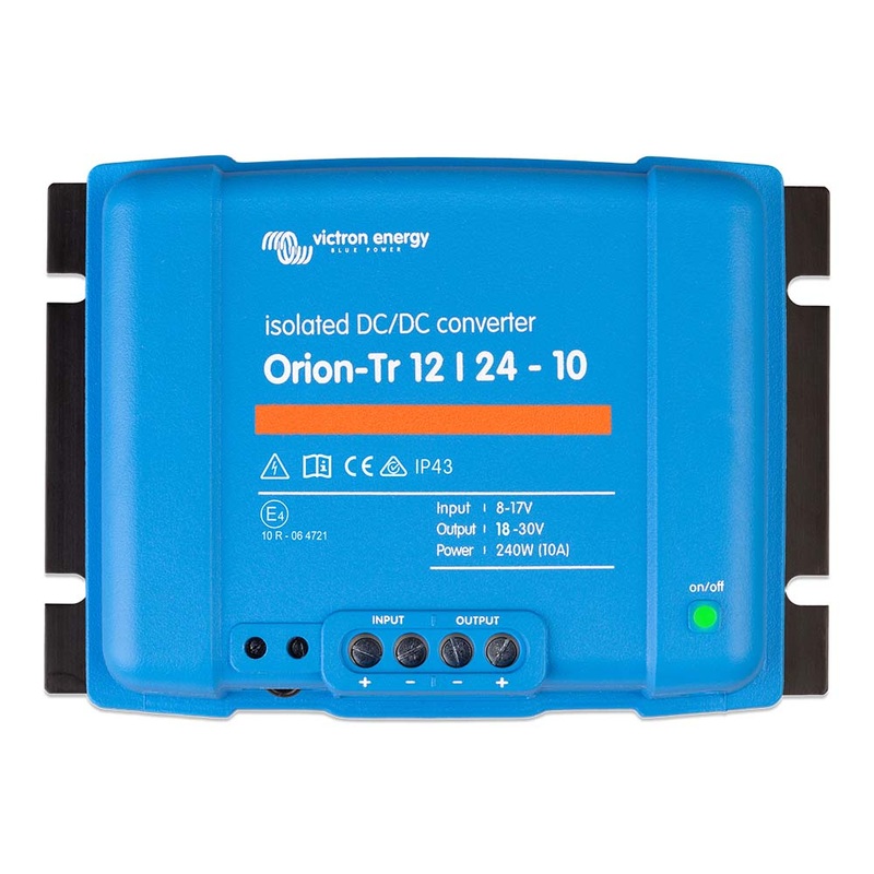 Victron Orion-TR DC-DC Converter – 12 VDC TO 24 VDC – 10A Isolated [ORI122424110]