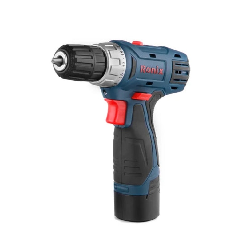 RONIX Ronix Power Tool Model 8012c Free Battery Spare Parts Electric 12VLI-Ion Cordless Screw Driver Drill