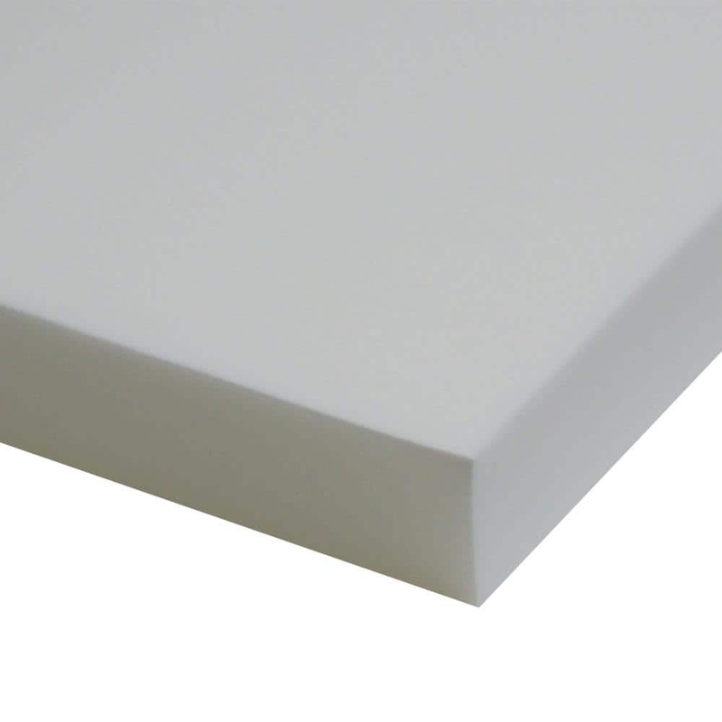 Rubber-Cal Closed Cell Polyethylene 1/8 in. Thick x 39 in. Width x 78 in. Length White Rubber Sheet