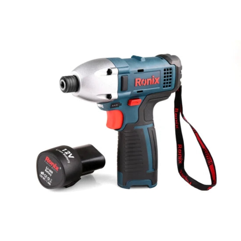 Ronix Model 8601 2 Speed 12V 1.5A Li-ion Battery Waterproof Cordless Impact Driver