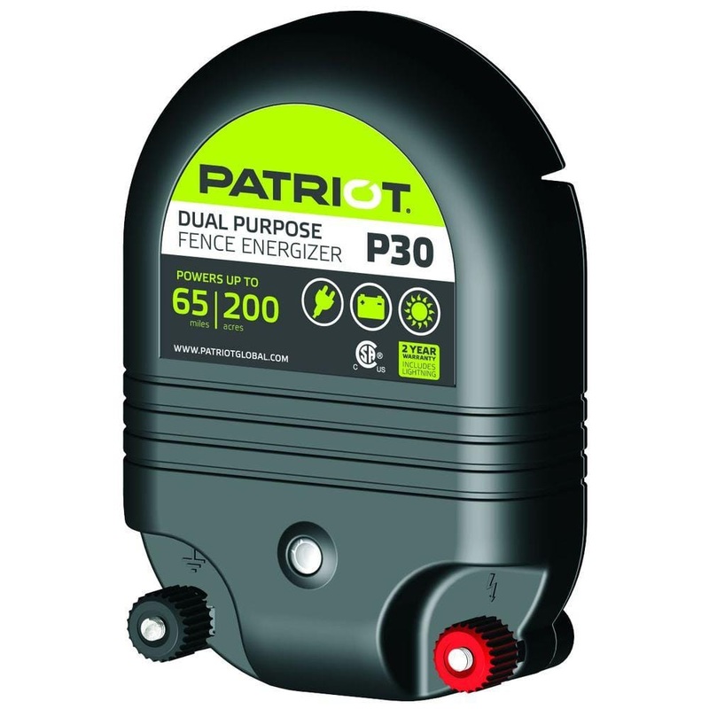 Patriot P30 Dual Purpose Fence Energizer – 3.0 Joule