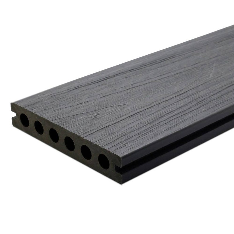 NewTechWood UltraShield Natural Voyager Series Westminster Gray Composite Decking Board (49-Pack)