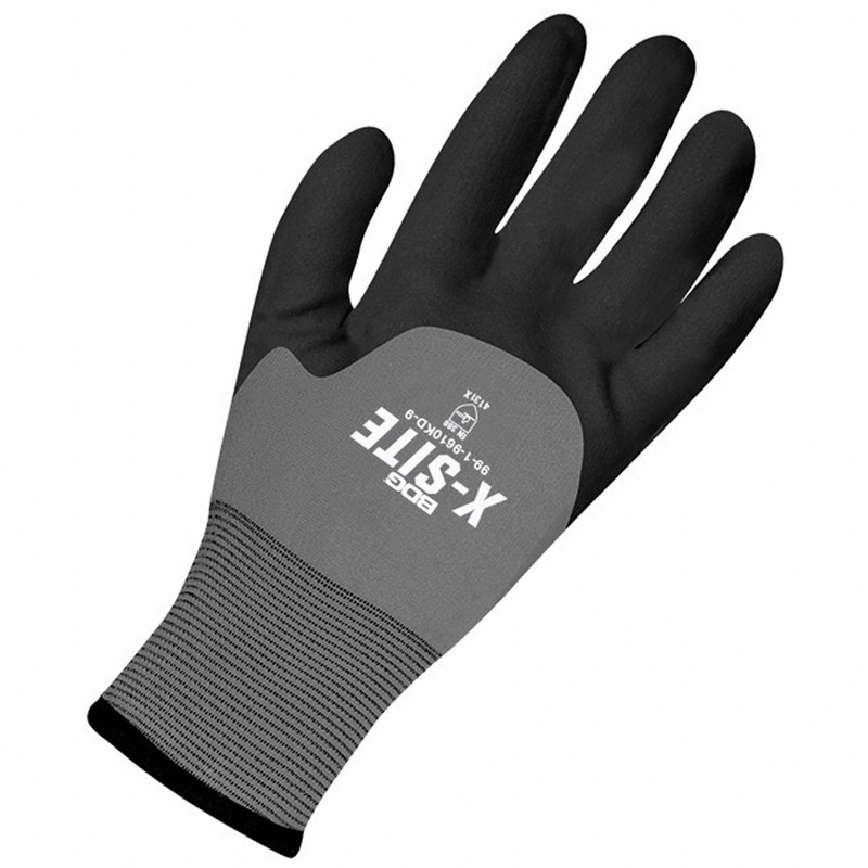 BDG X-Site Foam Nitrile Coated Gloves, Medium, 3/4 Dipped