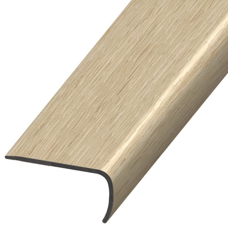 DuraDecor Liz Marie’s Modern Maven Sand Tropez 1 in. T x 2 in. W x 94 in. L Stair Nose Molding