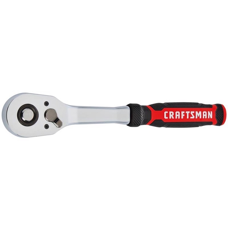 Craftsman Low Profile 1/2 in. Drive Bi-Material Ratchet, 72 Teeth