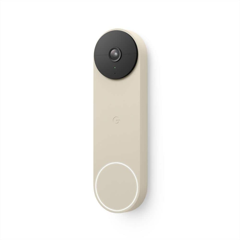 Google Nest Doorbell (Battery) – Smart Wi-Fi Video Doorbell Camera – Linen