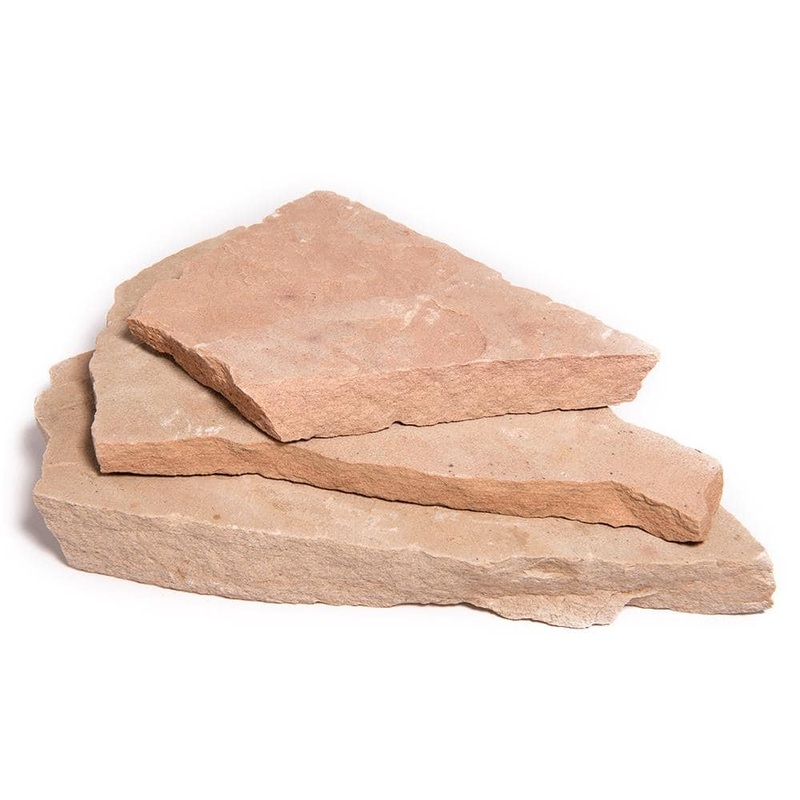 Southwest Boulder & Stone 16 in. x 12 in. x 2 in. 120 sq. ft. Arizona Classic Oak Natural Flagstone for Landscape, Gardens and Pathways