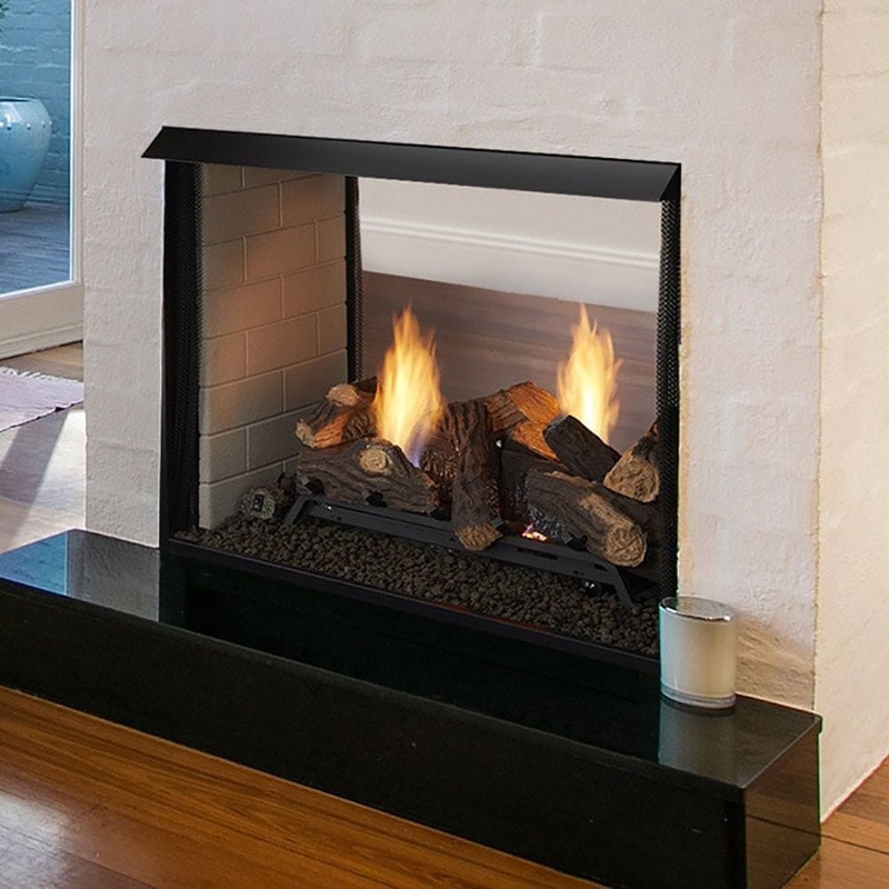 Monessen 36″ Lo-Rider Double-Sided Clean Face Vent Free Firebox with Traditional Refractory Firebrick