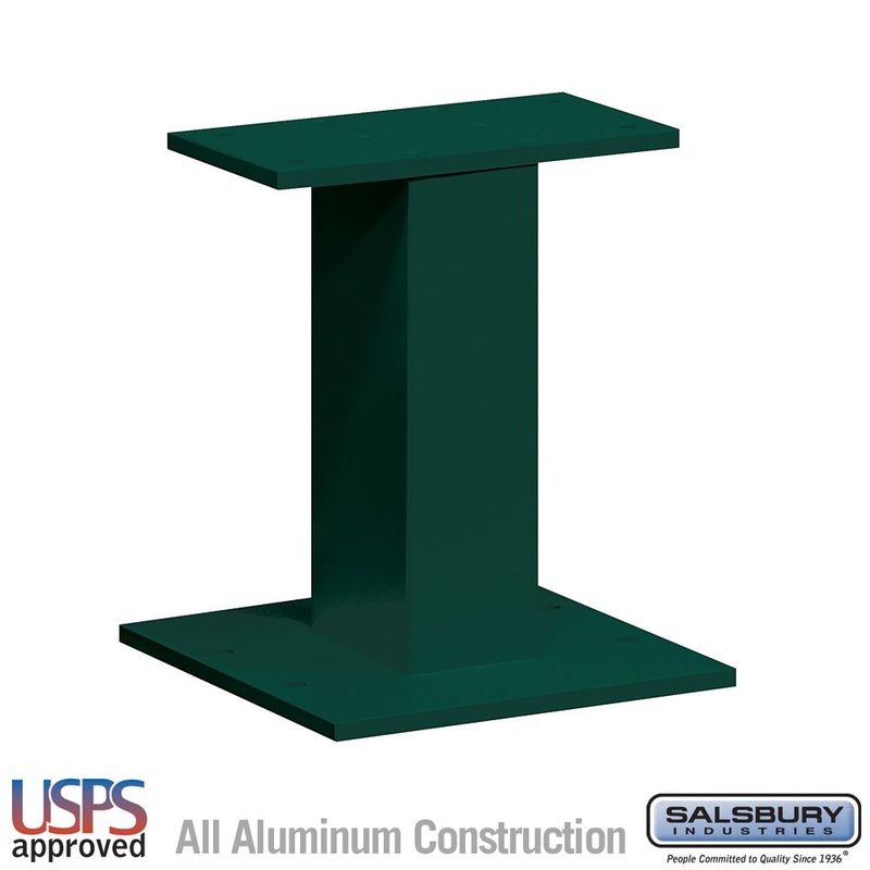 Replacement Pedestal for Cluster Box Units in Green