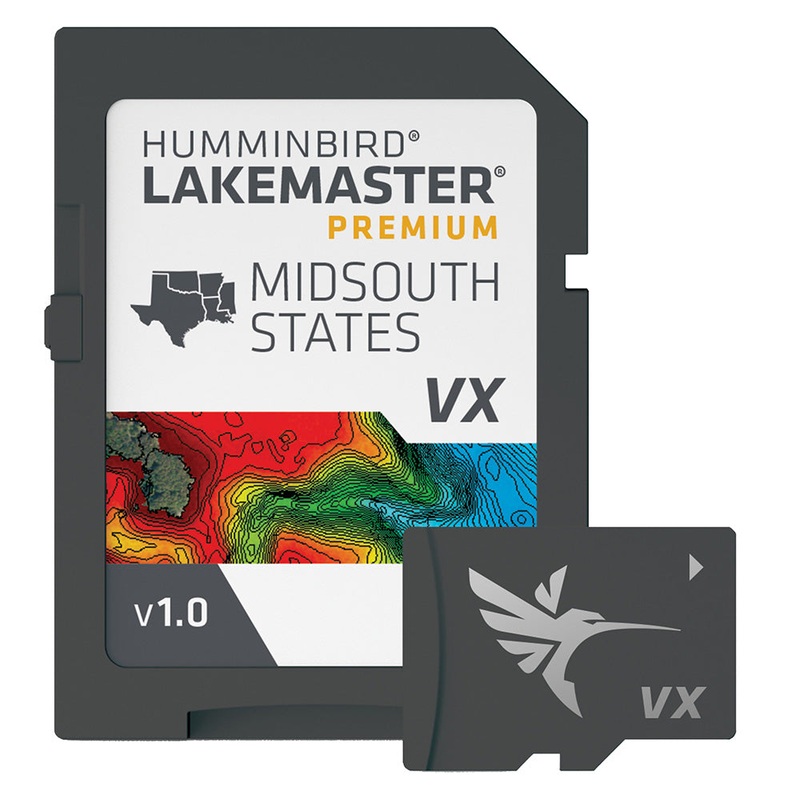 Humminbird LakeMaster VX Premium – Mid-South States [602005-1]