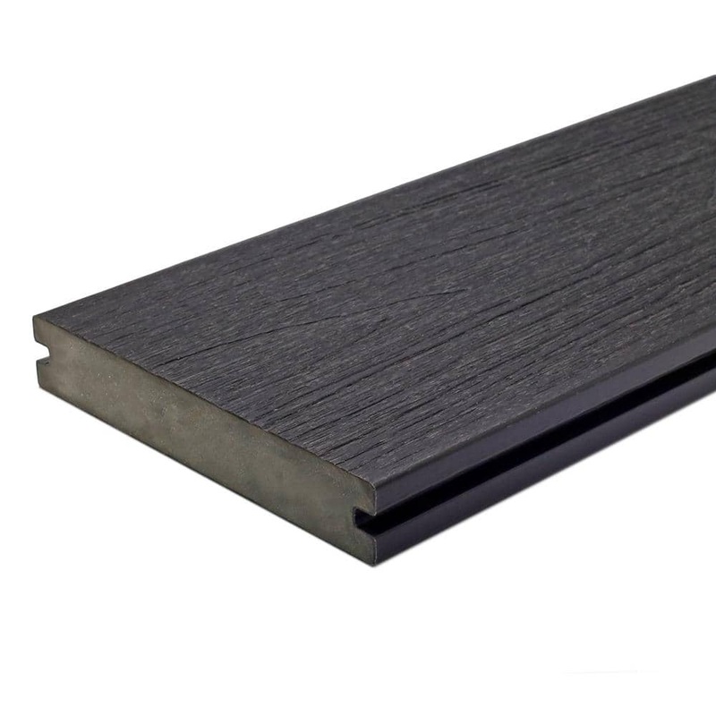NewTechWood UltraShield Naturale Magellan Composite Decking Board in Hawaiian Charcoal (49-Pack)