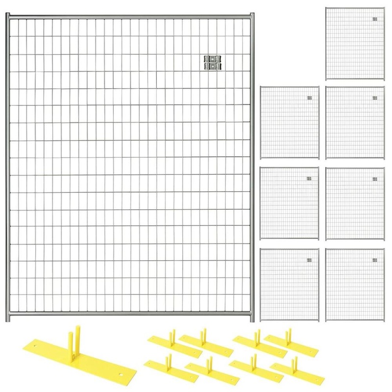 Perimeter Patrol 6-ft H x 4.8-ft L Multi-Purpose Steel Fence Panel