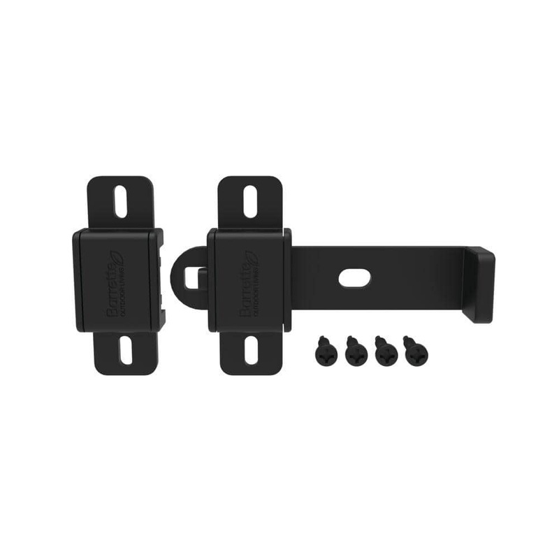 Barrette Outdoor Living 4.812 in. x 3.125 in. Stainless Steel Slide Bar Latch