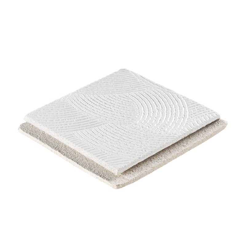 Armstrong Ceilings Pinehurst White Mineral Fiber Surface-mount Ceiling Tile Sample