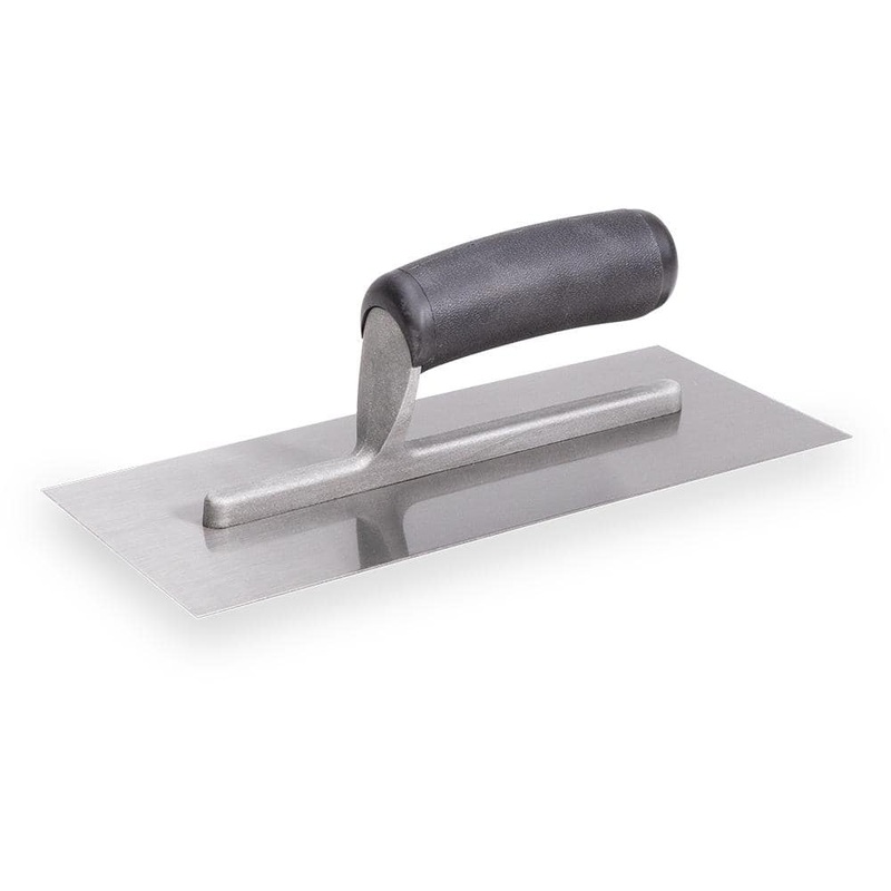 4.5 in. x 11 in. Curved Drywall Trowel with Plastic Handle