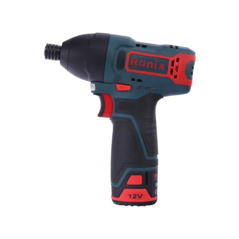 Ronix Hot Sale High Quality Model 8104K Two 12V Li-ion Batteries 120n. M Cordless Impact Drill Screwriver