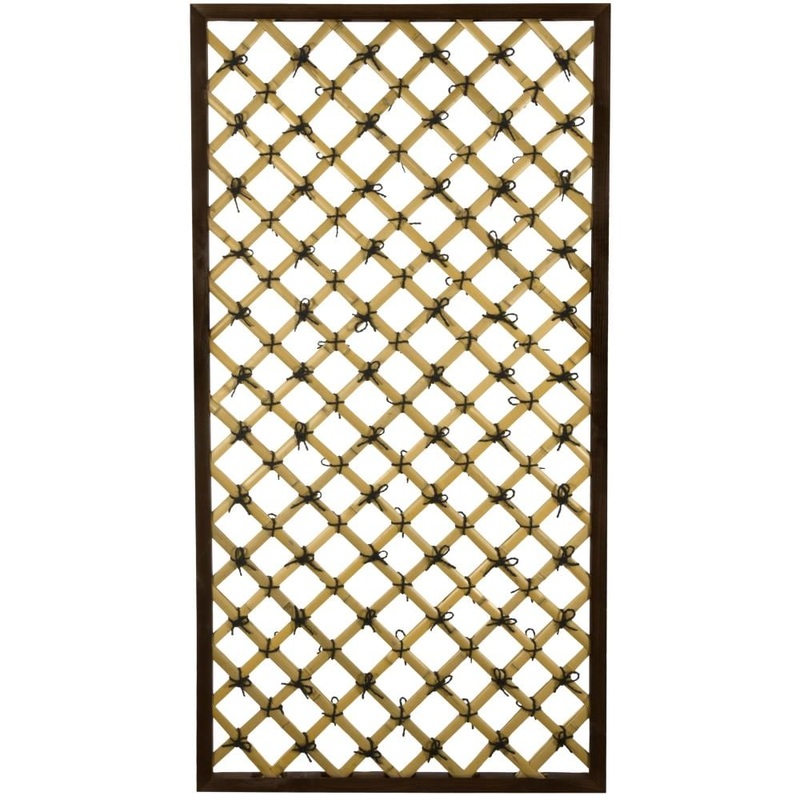 Red Lantern Bamboo Wood Decorative Fence Panel – Oriental Furniture Collection