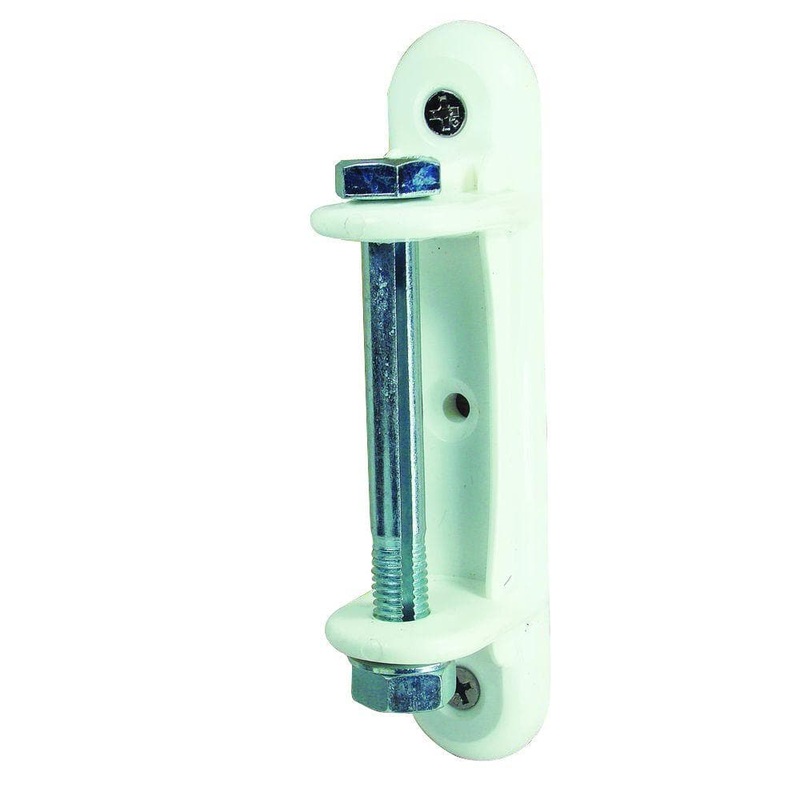 Field Guardian Wood Post – 2 in. Polytape Metal Split Bolt Tensioner – White