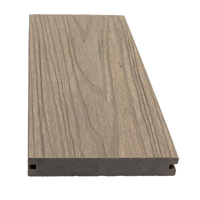 CREATIVE SURFACES Desert Stone Composite Decking Boards – 12 ft Length