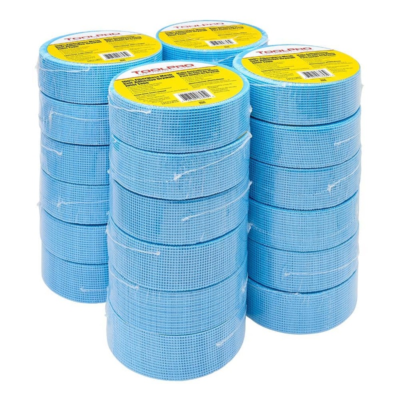ToolPro 1-7/8 in. x 300 ft. Blue Fiberglass Self-Adhesive Mesh Tape (24PK)