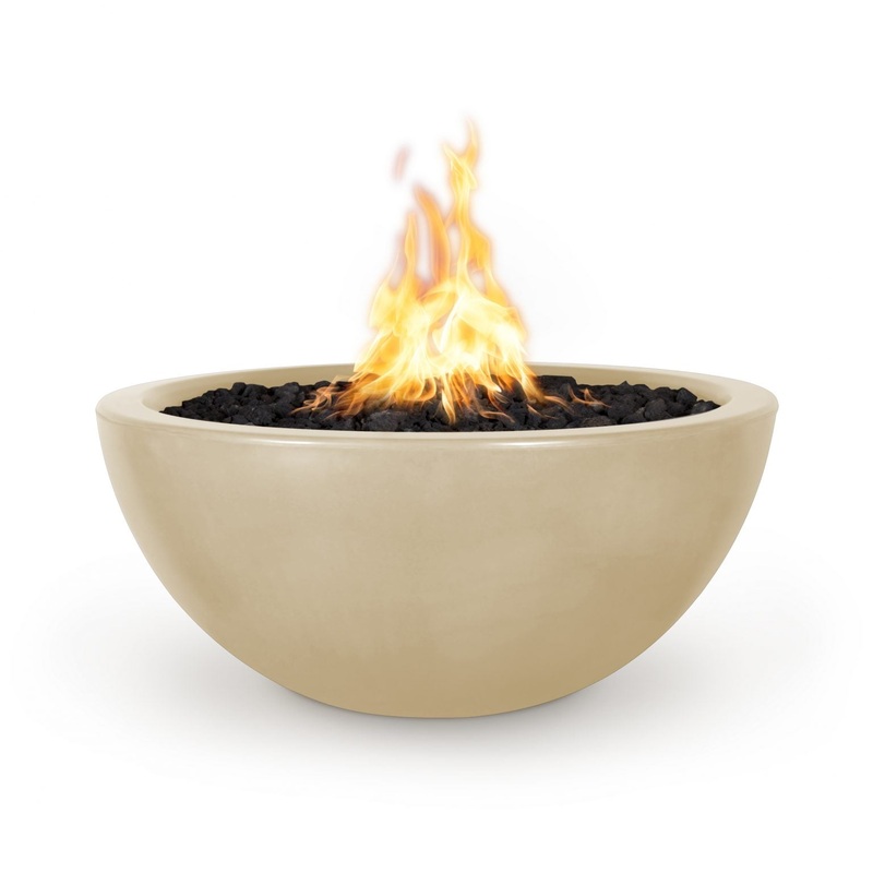 The Outdoor Plus Luna Fire Bowl  GFRC Concrete
