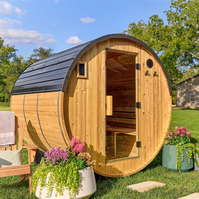 Paxton Outdoor Barrel Sauna  4-6 Person
