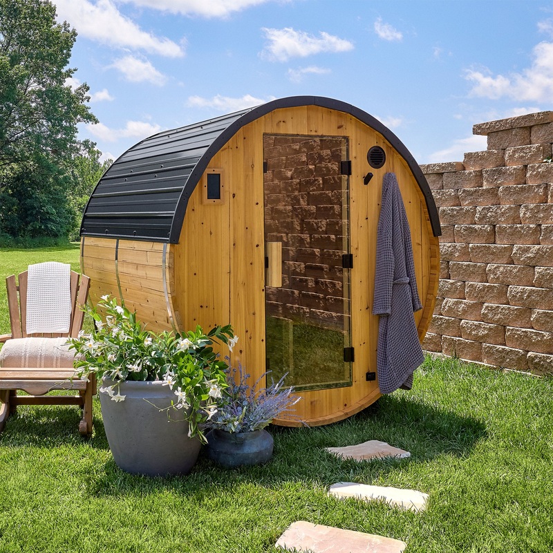 Paxton Outdoor Barrel Sauna  2-4 Person