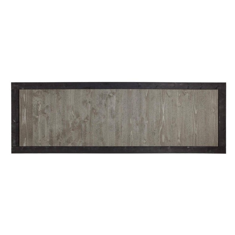 Outdoor Essentials 2 ft. x 6 ft. Cedar Canyon Privacy Fence Panel – Gray Cedar/Black Frame