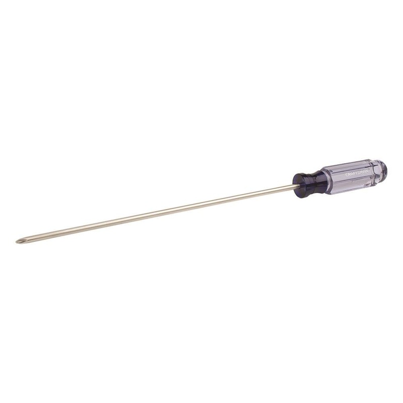 CRAFTSMAN Acetate Handle #2 x 12-in Phillips Screwdriver (CMHT65007)
