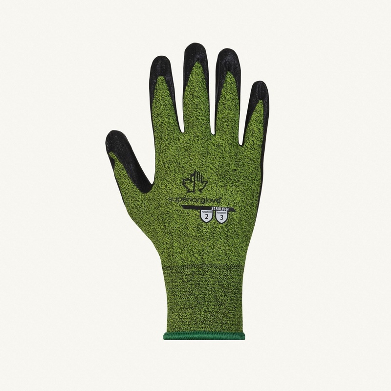 SUPERIOR GLOVE Knit Foam Nitrile Grip Gloves XL (12 Pack)