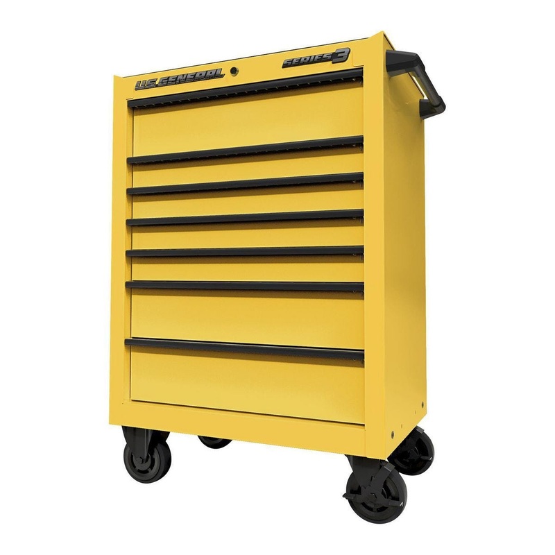 U.S. GENERAL 27 in. x 22 in. Roll Cab, Series 3, Yellow