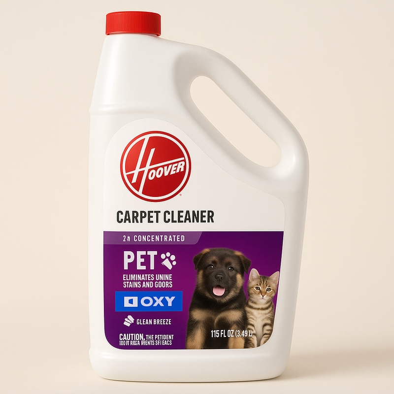 HOOVER Oxy Pet 116oz Carpet Cleaner Solution – Ocean Breeze Scent, Pet Stain & Odor Eliminator
