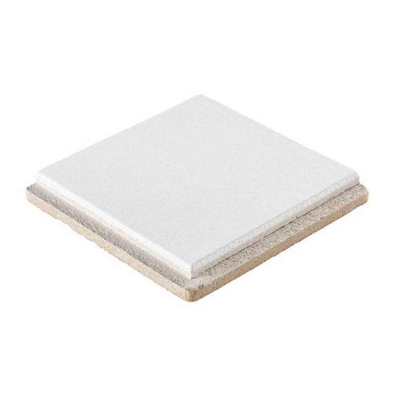Armstrong Ceilings Yuma White Mineral Fiber Drop Ceiling Tile Sample