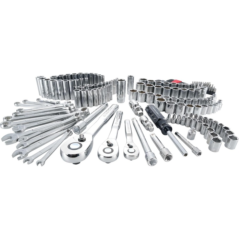 Craftsman 189-Piece Mechanic’s Tool Set with Metric and SAE Sockets, 1/4″, 3/8″, 1/2″ Drive (CMMT12034)