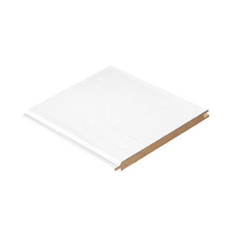 Armstrong Ceilings WoodHaven ceilings and walls Classic White Mdf Surface-mount Ceiling Plank Sample