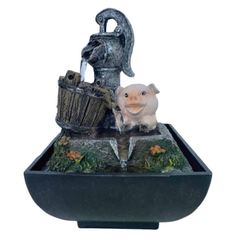 EWATER FEATURES Desktop Water Fountain Small – Pig Tap