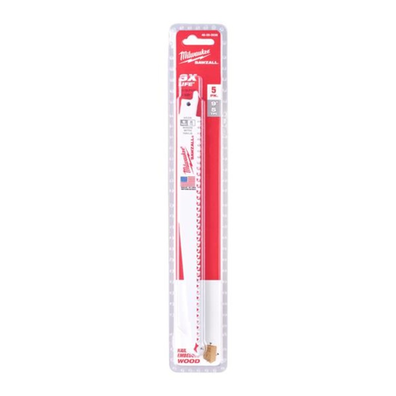 Milwaukee Sabre Saw Blade Sawzall 5 Pack